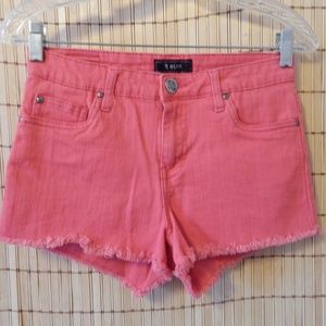 "STS Blue" - pink denim shorts - size 3